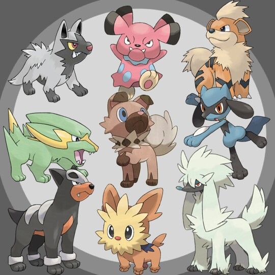 many different types of pokemon characters