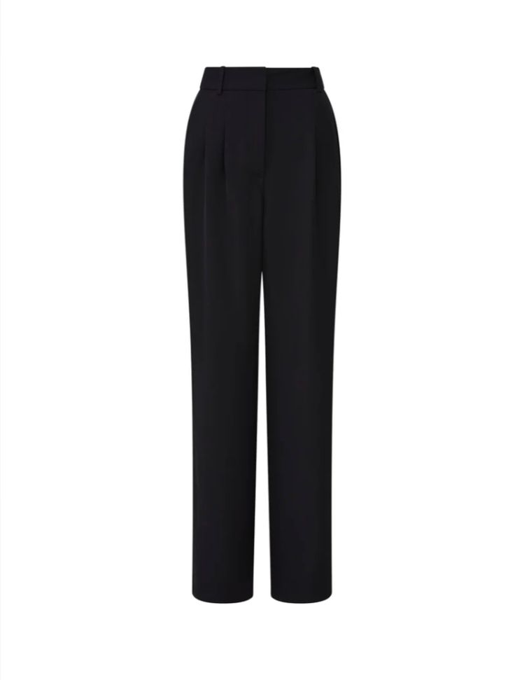 Size Up. French connection often runs small! Take your smart and special occasion wardrobes to the next level with our Harry Suiting Trousers. A clean aesthetic makes this smooth wide leg pair versatile for weekdays to wedding guest attire, complete with a concise concealed fastening and handy belt loops. Fabric: smooth, soft hand, black; 100% Polyester; Machine wash cold; Wash & dry inside out; Wash with similar colors; Dry away from direct sunlight; Iron on reverse sideh Details: Concealed hoo Wedding Guest Attire, Tank Jumpsuit, Clean Aesthetic, Guest Attire, Wedding Attire Guest, Fall Family Photos, Cardigan Sweater Dress, Sweater Tank Top, Soft Hand