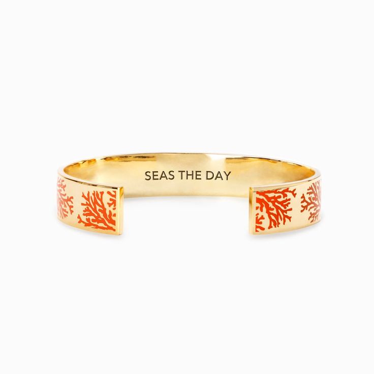 Seas The Day Coral Bangle Off Shoulder Floral Dress, Mother Daughter Bonding, Lace Tube Top, Seas The Day, Mother Rings, Ring Trends, Evil Eye Ring, Meaningful Messages, Knot Ring