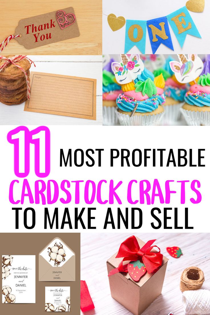 the top ten most portable cardstock crafts to make and sell