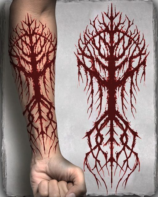 Yggdrasil Tattoo, Viking Tattoos For Men, Viking Tattoo Symbol, Mystical Tattoos, Rune Tattoo, Scary Tattoos, Fantasy Tattoos, Norse Tattoo, Nordic Tattoo