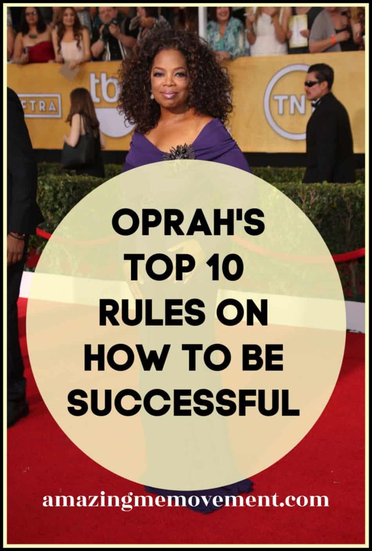 opah's top 10 rules on how to be successful