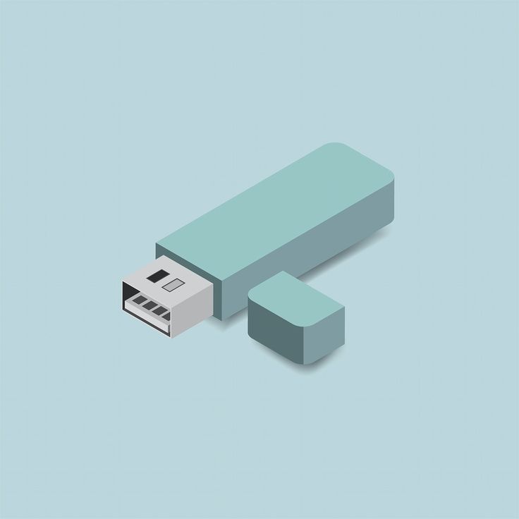 an image of a usb stick that is in the shape of a rectangle shaped object