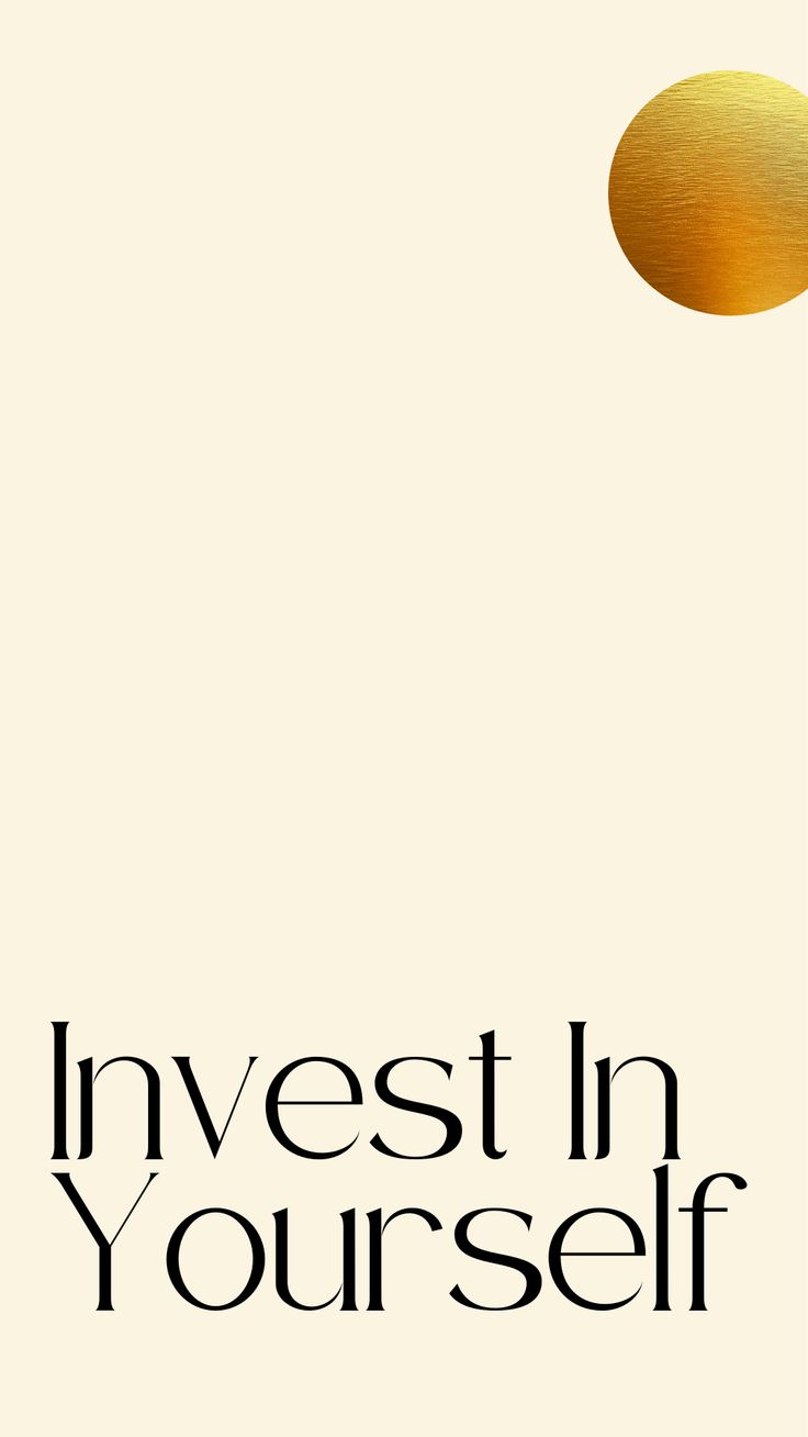 the cover of invest in yourself