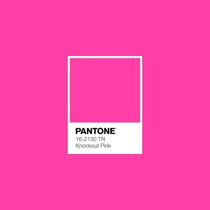 the pantone color is pink and white