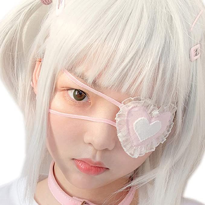 Lace Blindfold, Accessories Kawaii, Japanese Costume, 일본 패션, Yami Kawaii, Kawaii Accessories, Anime Cosplay, Kawaii Fashion, Pink Aesthetic