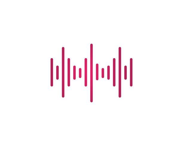 the sound wave logo is shown in red on a white background, and it appears to be an equalizer