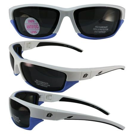 Easily remove the lower portion of the frame and have a completely different look! Size: Adult.  Color: Blue. Motorcycle Goggles, Sunglasses White, Pink Frames, Safe Cleaning Products, Blue Frames, The Frame, Gloss Black, Glasses Fashion, Oakley Sunglasses