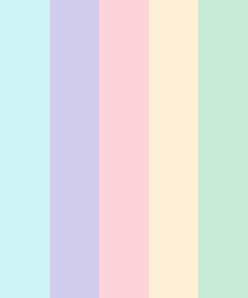 pastel color swatches for background or wallpaper