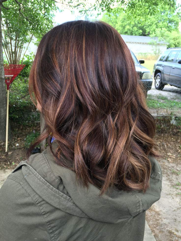 brunette balayage highlights Fall Balayage Brunette, Fall Balayage, Balayage Lob, No Bangs, Brunette Balayage, Highlights Hair, Beautiful Hair Color, Balayage Brunette, Haircut And Color