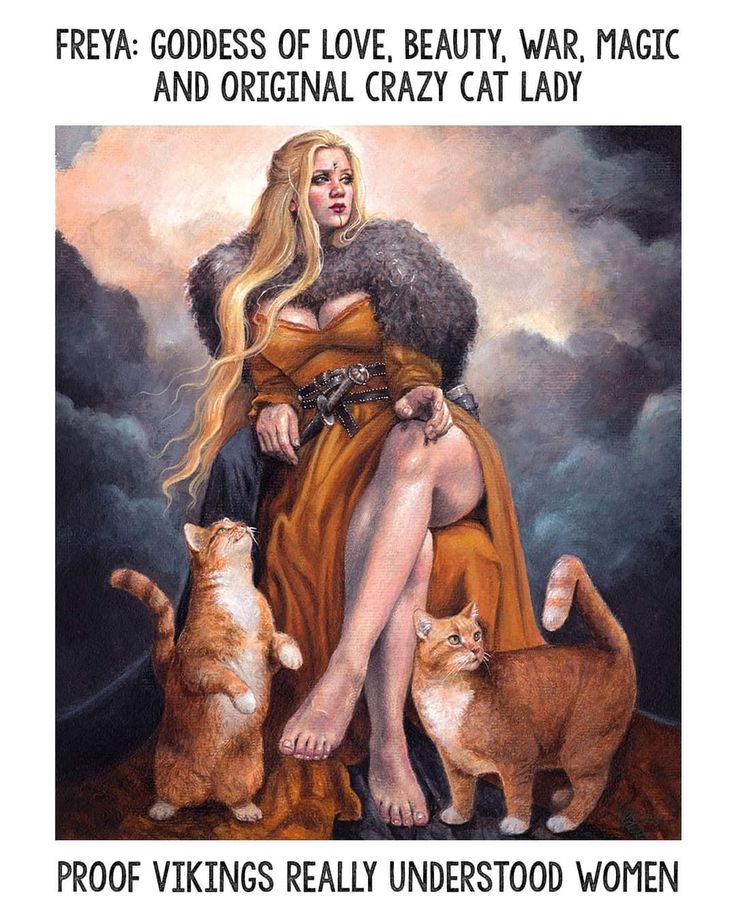 a painting of a woman sitting on top of a cat with two cats around her