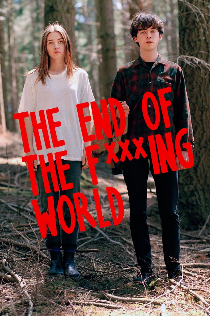 two young people standing in the woods with text over them that reads, the end of the fixing world