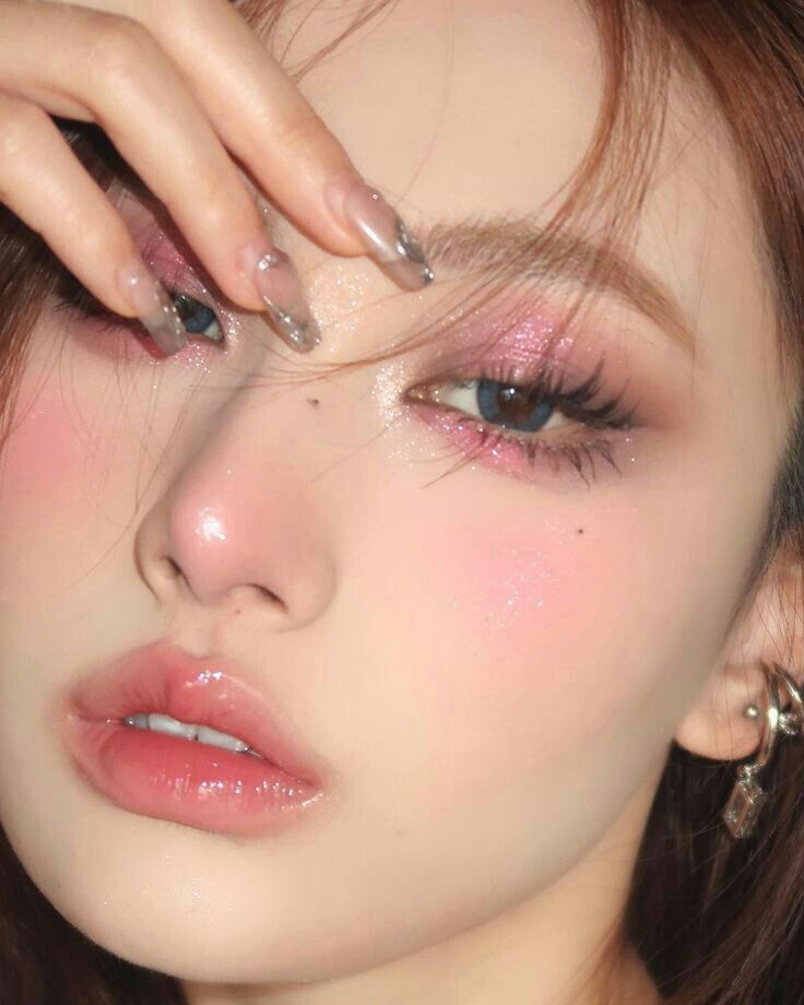 Pink Quince, Korean Makeup Look, Kawaii Makeup, Korean Eye Makeup, Ulzzang Makeup, Swag Makeup, Ethereal Makeup, Cute Makeup Looks, Fancy Makeup