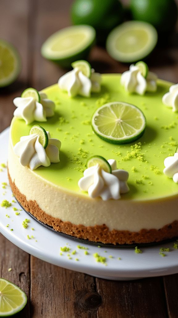 Margarita Cheesecake Margarita Cheesecake, Cheesecake Recipes Key Lime, No Bake Margarita Cheesecake, Cheesecake Key Lime, Luscious Lemon Lime Cherry Pistachio Cheesecake, Creamy Pudding, Decadent Cakes, Springform Pan, Easy Homemade Recipes