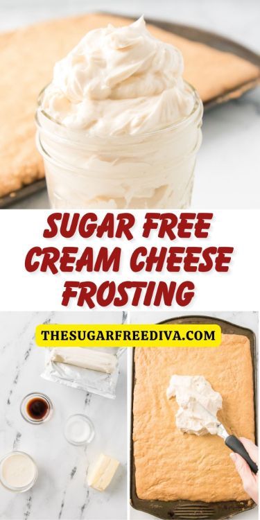 the recipe for sugar free cream cheese frosting