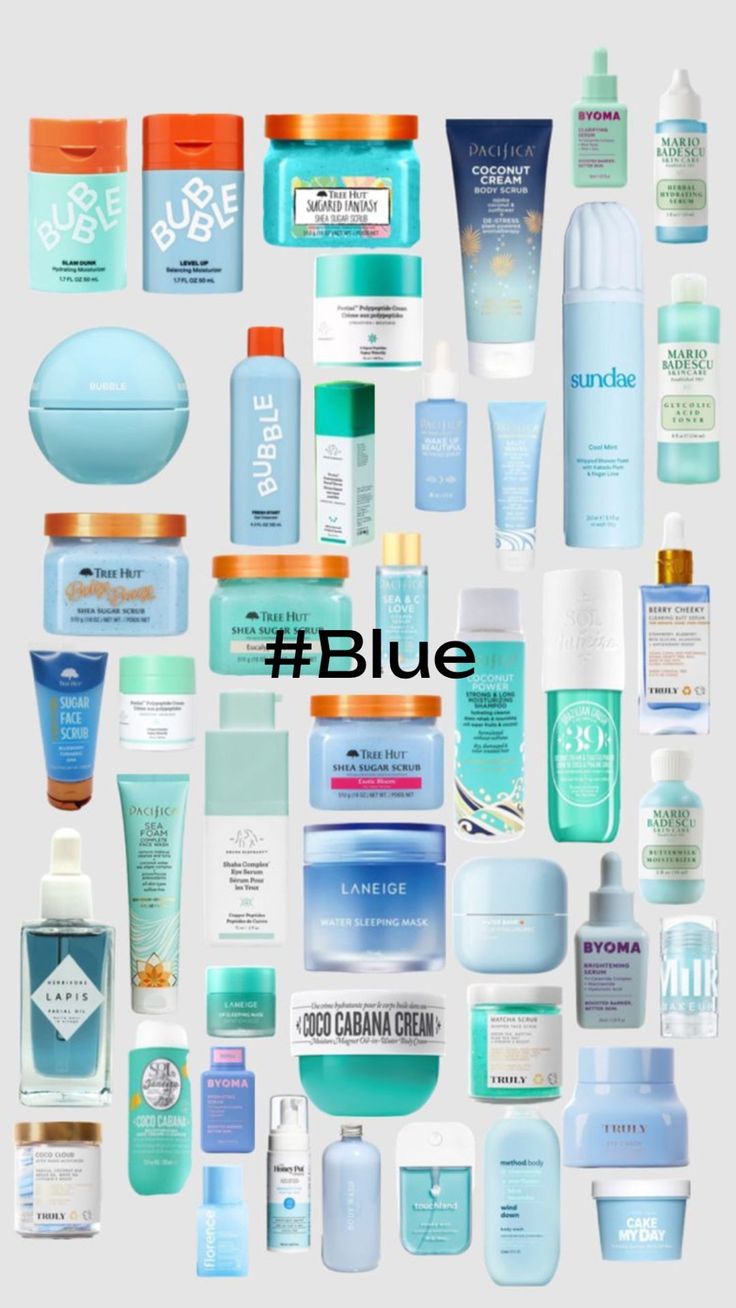 #blue #beauty #skincare #cute #skincareaesthetic #love Blue Skincare Products, Y2k Skincare, Blue Skincare, Preppy Products, Feminine Tips, Cute Skincare, Product Wishlist, Preppy Gifts, Sephora Skin Care