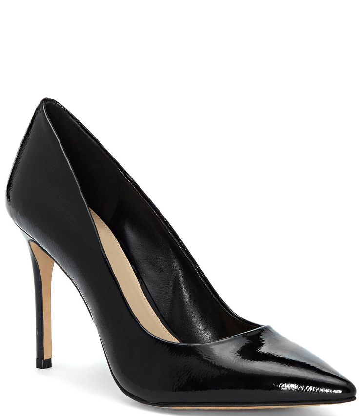 Shop for Vince Camuto Savilla Patent Leather Dress Pumps at Dillard's. Visit Dillard's to find clothing, accessories, shoes, cosmetics & more. The Style of Your Life. Fitted Heels With Leather Sole For Work, Sleek Leather-lined Heels For Work, Sleek Fitted Heels With Leather Sole, Pointed Toe Heels With Leather Lining For Night Out, Leather Lined Pointed Toe Heels, Leather-lined High Heels For Work, Fitted Leather-lined Heels For Work, Fitted Heels With Leather Lining And Round Toe, Leather Lined Heels For Business In Spring