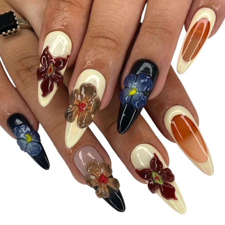 ❤️ welcome to my shop.❤️ Hope you can find your favorite nails. 💎 All sets are made as a high-quality professional,non-toxic products. * Handmade * Durable * High-quality * Comfortable fit * Reusable * Handmade Luxury press on nails that are suitable for all occasion. 💎 Package Contains * 10 luxury handmade press on nails * 24 Adhesive Glue * 1 mini file * 1 mini buffer * 1 cuticle stick 💎 𝐒𝐢𝐳𝐞: * XS : 15mm, 12mm, 13mm, 11mm, 9mm * S: 16mm, 13mm, 14mm, 12mm, 9mm * M: 17mm, 13mm, 14mm, 12mm, 10mm * L: 18mm, 14mm, 15mm, 13mm, 11mm If you would like a custom size, please fill out the personalization section under the product options. I'm happy to help you measure your nail size if you're not sure how. 💎 How to Apply a Press On Nail Please refer to our user guide as pictured in the lis Nails For Autumn, Glitzy Nails, Ombre Nail Art, French Press On Nails, Seashell Nails, Short Almond Nails, Luxury Press On Nails, Nails 3d, Ombre Nail