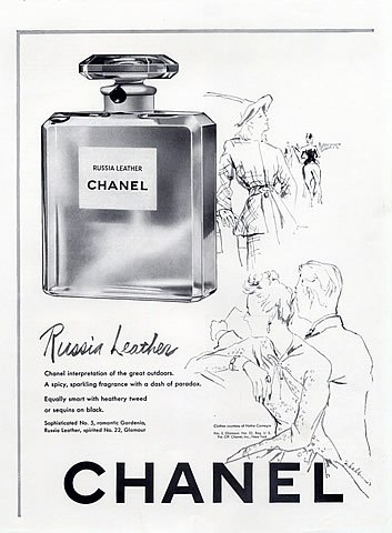 Chanel, Russia Leather Chanel Advertising, Chanel Perfumes, Chanel Book, Chanel Pins, Chanel No5, Parfum Chanel, Perfume Ad, Perfume Reviews, Chanel No 5