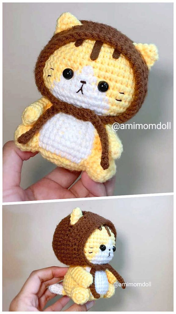 crocheted stuffed animal made to look like a monkey