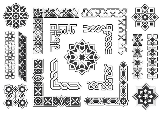 an assortment of ornamental designs and patterns