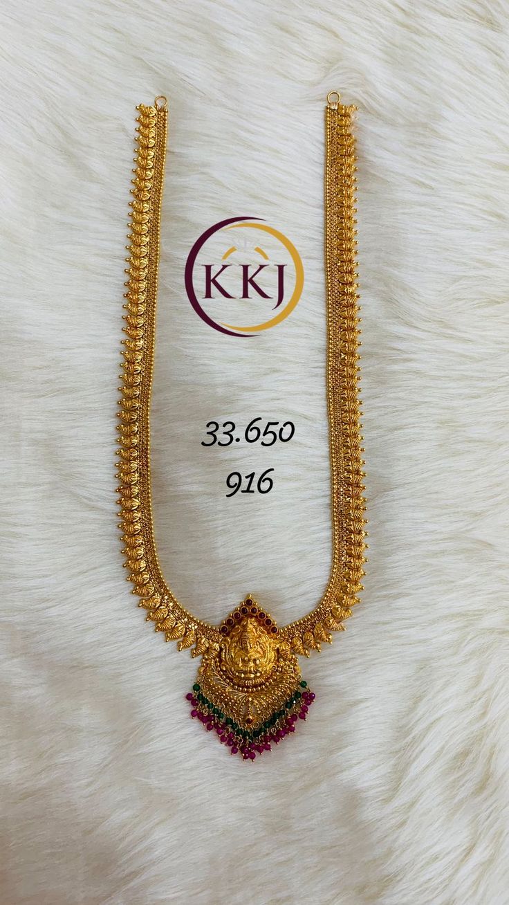 Long Haram With Grams, Choker And Haram Set Gold, Gold Haram Sets Indian Jewellery Design, Hara Designs Gold, Antique Long Chain Designs Gold, Kasulaperu Designs Gold, Fancy Chains Gold, Gold Ornaments For Women, Simple Long Haram Gold Jewellery Designs