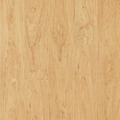 a close up view of the wood grains on this flooring material, which is light brown