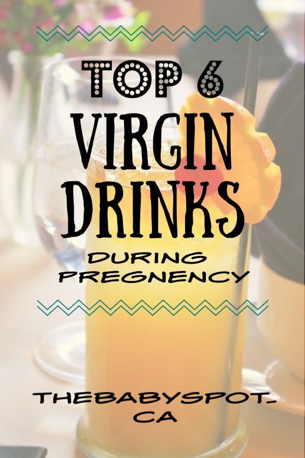 the top 6 virgin drinks during prescenicy at the baby spot ca in las vegas