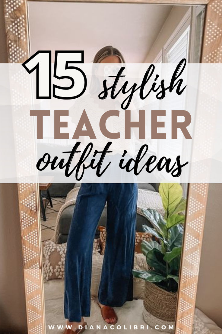 15 Cute and Stylish Fall Teacher Outfit Ideas to Feel Confident in the Classroom - Diana Colibri Cute Work Outfits Teacher, Teacher Clothes 2024, Cute Plus Size Teacher Outfits, Cute Fall Outfits For Teachers, Fall 2024 Fashion Trends Teacher, Autumn Teacher Outfits Uk, What To Wear Teacher Outfits, October Teacher Outfits, Trendy Outfits For Teachers