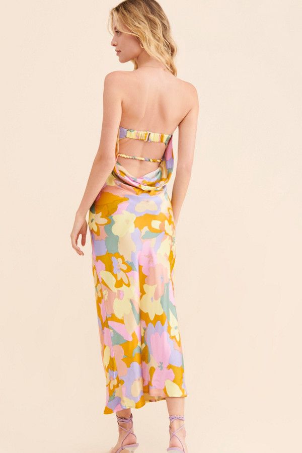 Rent Annabeth Strapless Dress from Nuuly. Pick 6 items for $98/month. Free shipping + returns. Spring Bandeau Maxi Dress For Night Out, Spring Evening Strapless Backless Dress, Elegant Multicolor Strapless Midi Dress, Spring Silk Strapless Midi Dress, Summer Silk Strapless Dress For Date Night, Chic Multicolor Bandeau Dress, Spring Strapless Maxi Dress For Cocktail, Spring Strapless Maxi Cocktail Dress, Spring Cocktail Strapless Maxi Dress