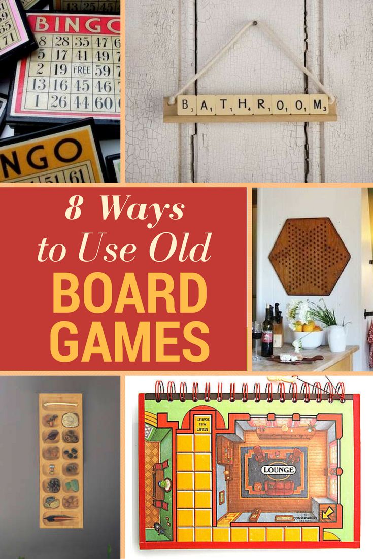 8 ways to use old board games