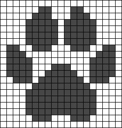 a black and white cross stitch pattern with squares in the shape of an angry face