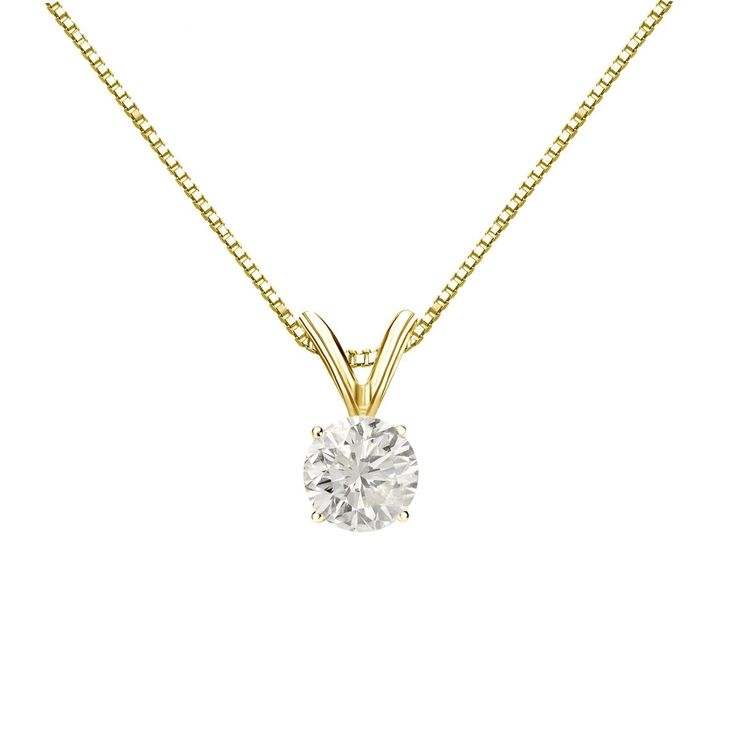 This stunning Solitaire Diamond Necklace by Auriya features a brilliant 1/3ctw, round-cut diamond that sparkles with classic elegance in a 4-prong setting. A solitaire diamond pendant creates an unmistakable look of class and sophistication with any formal or casual attire and is a timeless gift for any occasion. Avail Round Solitaire Diamond Necklace, Engagement Ring Trends, Solitaire Diamond Necklace, Jewelry Must Haves, Kids Jewellery, Simple Jewellery, Solitaire Diamond Pendant, Aesthetic Rings, Mangalsutra Design