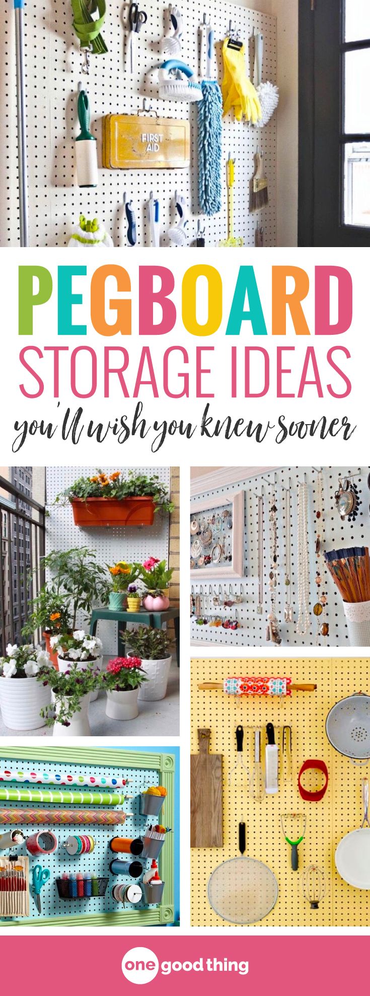 pegboard storage ideas you wish to keep in your home