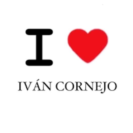 i love ivan cornejo, the word is written in black on a white background