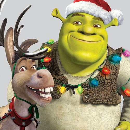 the grinch and reindeer are dressed up for christmas