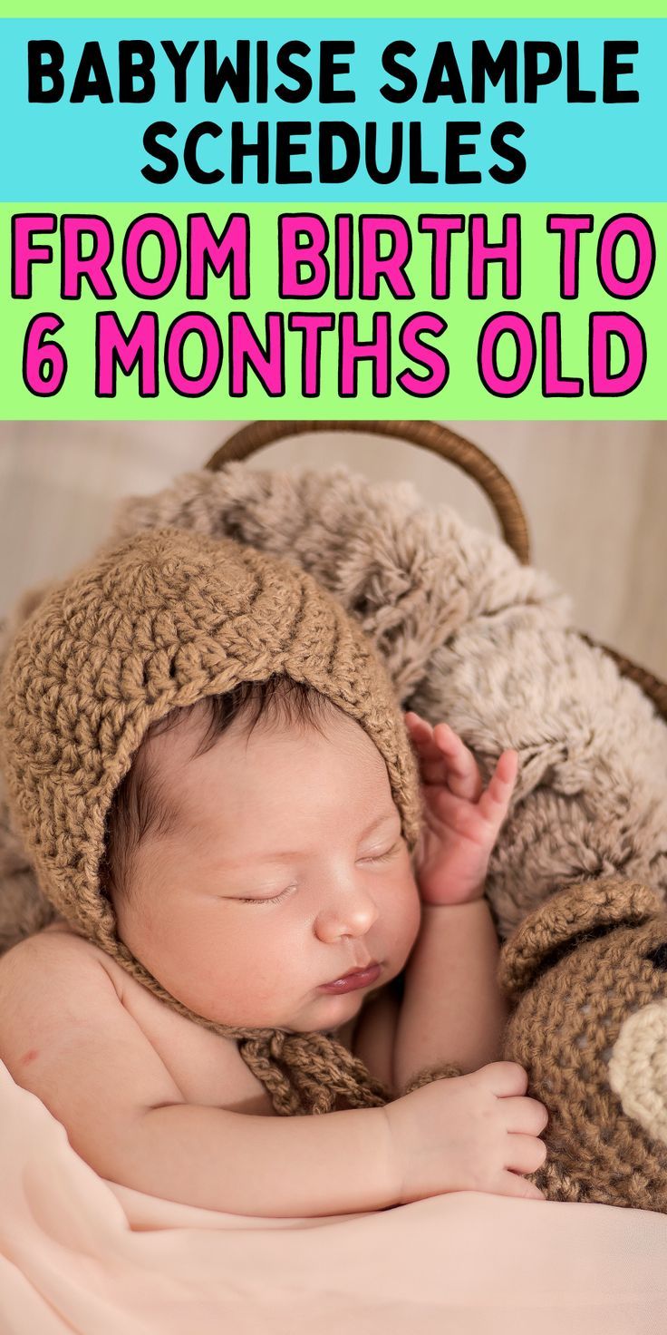 a baby sleeping in a basket with a teddy bear and text that reads how my baby slept through the night by 3 weeks old