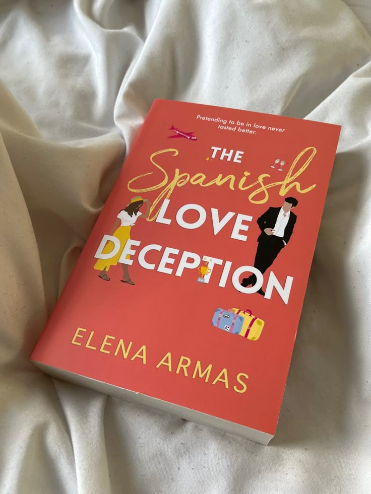 The Spanish Love Deception, Spanish Love Deception, Wedding In Spain, Fake Boyfriend, Book Tok, Feel Good Books, Book Bucket, Emily Henry, Romantic Novel