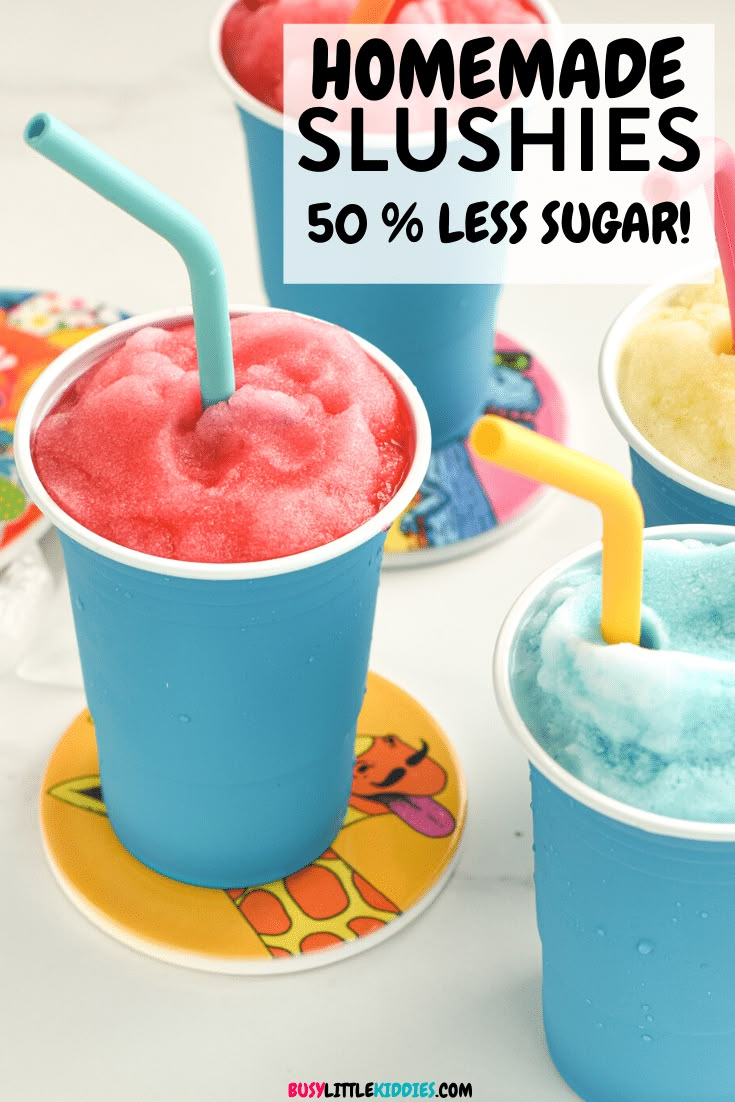 homemade slushies are so easy to make