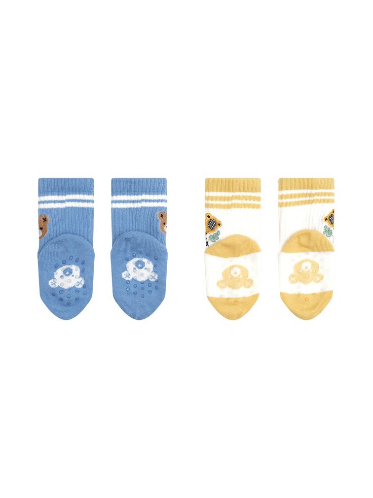 Magical socks. Made from breathable cotton, this Hux Tennis Socks Set is the perfect finishing touch for your little one's outfits. Comfortable Non-slip Socks For Playtime, Non-slip Cotton Socks For Playtime, Playful Blue Cotton Socks, White Socks For Playtime, Cute Blue Socks For Playtime, Playful Non-slip Cotton Socks, Comfortable Blue Socks For Playtime, Tennis Socks, Blue And Gold