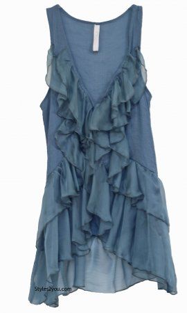 Virgie Victorian Button Down Ruffle Vest In Blue Pretty Angel Clothing, Ruffle Vest, Denim Aesthetic, Angel Clothing, Shirt Extender, Dress Outfits Party, Victorian Blouse, Embellished Clothing, Lace Vest