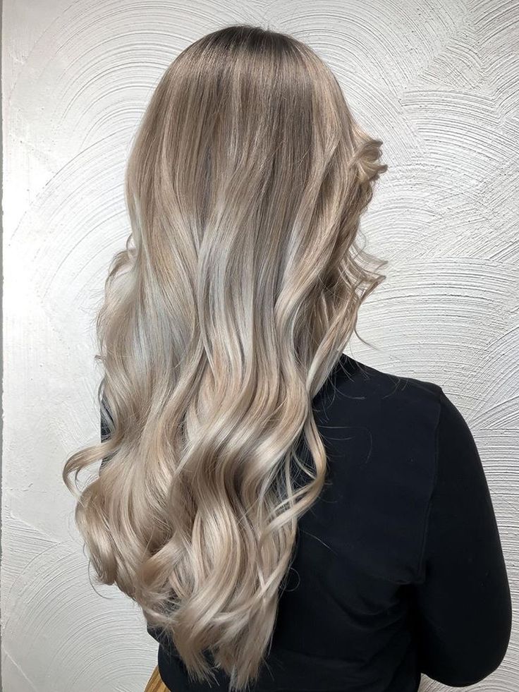 Milky Beige Hair, Dark Blonde To Light Blonde Balayage, Vanilla Beige Blonde Hair, Long Hair Trim, Light Blonde Balayage, Beige Blonde Balayage, Beige Blonde Hair, Bombshell Hair, Summer Blonde Hair