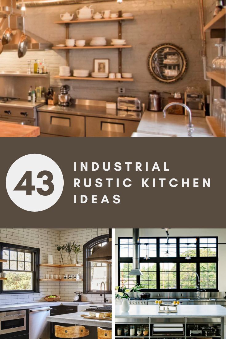 industrial rustic kitchen ideas for the home