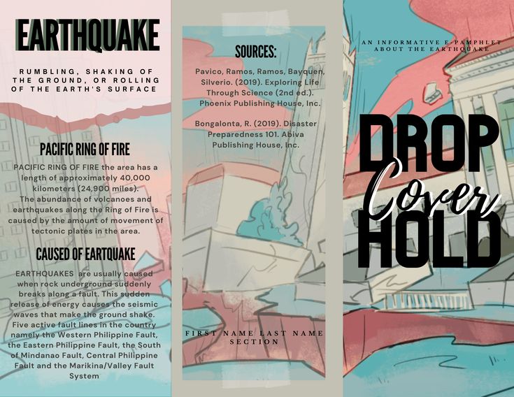 Brochure Ideas, Pamphlet, Earthquake Trifold Brochure, Trifold Brochure Ideas, Earthquake Project Idea, Graphic Arts. Credits to the rightful owner of the background picture and fonts. Follow me for more project ideas. Informational Pamphlet Design, Graphic Design Layouts Brochure, Aesthetic Brochure Ideas For School, Brochure Design Layout Aesthetic, Brochure Aesthetic Ideas, Leaflet Design Ideas For School Project, Cute Pamphlet Design, Brochure Background Design Aesthetic, Aesthetic Brochure Layout Design