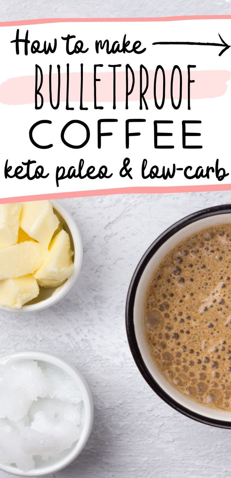 how to make bulletproof coffee with keto, palen and low carb