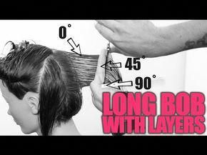 Sign up for my FREE Masterclass “Become a Better Haircutter in 7 Days” Here:https://www.freesaloneducation.comShop Pro and Elite Scissors Here: https://frees... Graduation Haircut, Free Salon Education, Bob With Layers, Blow Hair, Long Layered Bob, Long Bobs, Layered Bob Haircuts, Stacked Bob Haircut, Layered Bobs