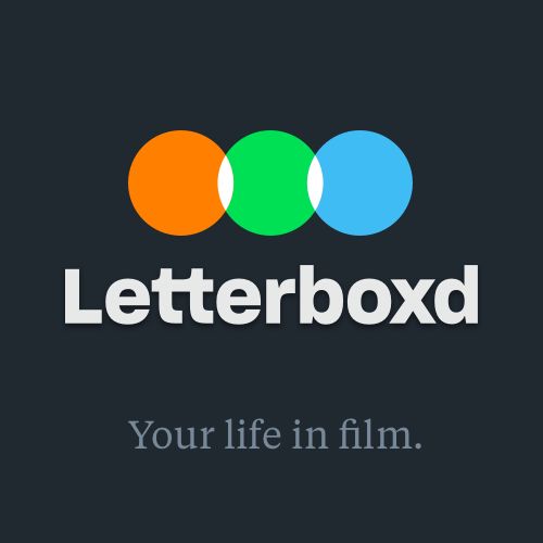 the letterboxd logo is shown with three circles in front of it and an inscription below