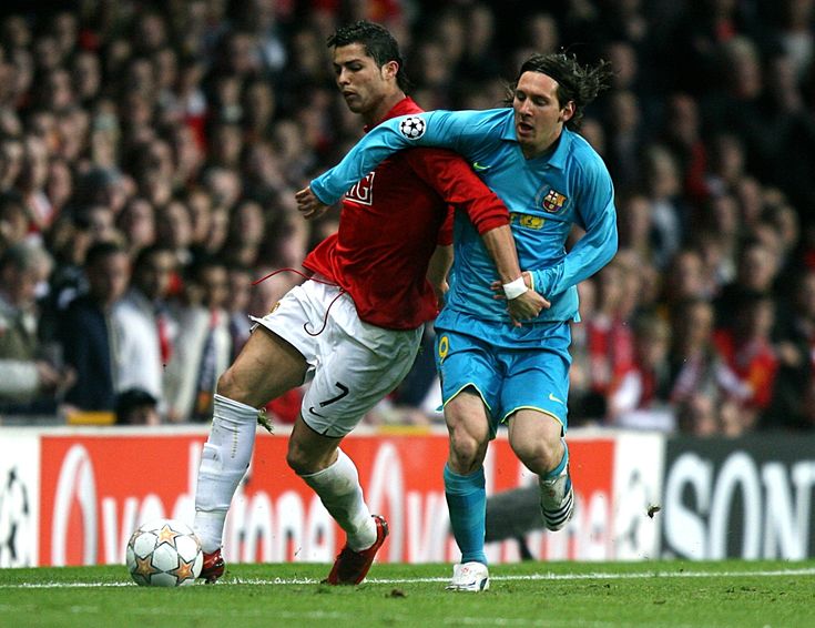 Barcelona Vs Manchester United, Messi And Ronaldo Wallpaper, Young Ronaldo, Manchester United Ronaldo, Young Messi, Messi Y Cristiano, Cristiano Messi, Cristiano Ronaldo And Messi, Messi Vs Ronaldo