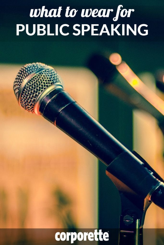 a microphone with the words, what to wear for public speaking? on top of it