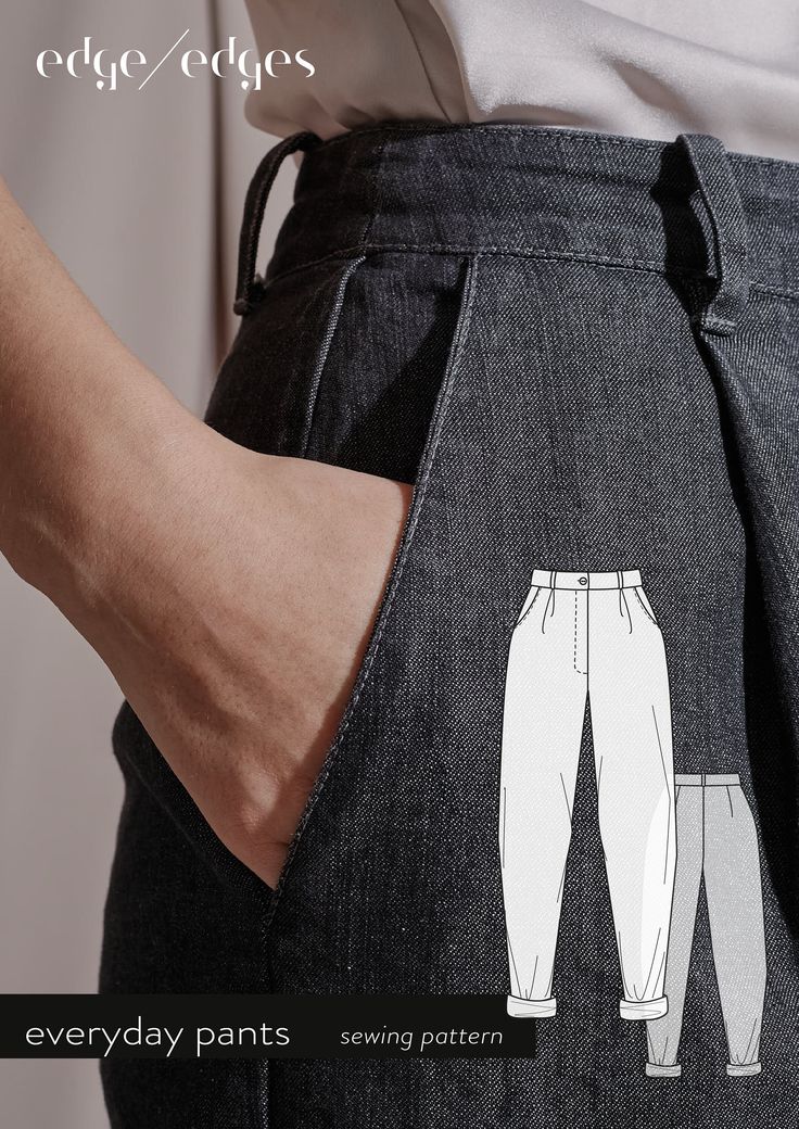 a woman's pants with an image of a pair of leggings on it